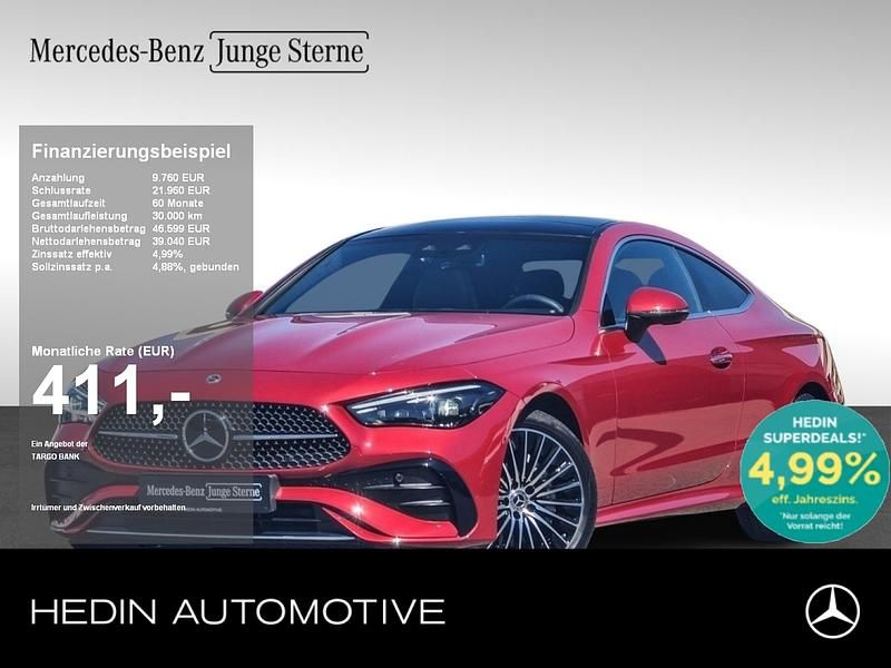 Rot Gebraucht 2024 Mercedes CLE200 AMG Coupé | 47.900 € (Guter Preis) - Bild 1/4