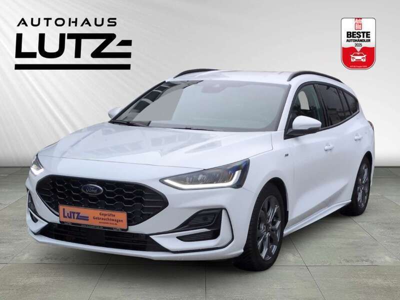 Frostweiß Gebraucht 2024 Ford Focus ST-Line Kombi | 25.530 € (Fairer Preis) - Bild 1/4