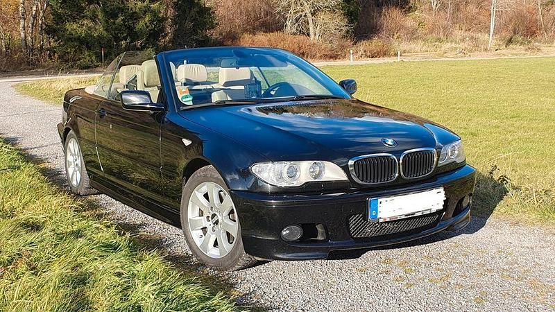 Schwarz Gebraucht 2005 BMW 320 Cabriolet M Sport Cabrio | 11.500 € (Fairer Preis) - Bild 1/4