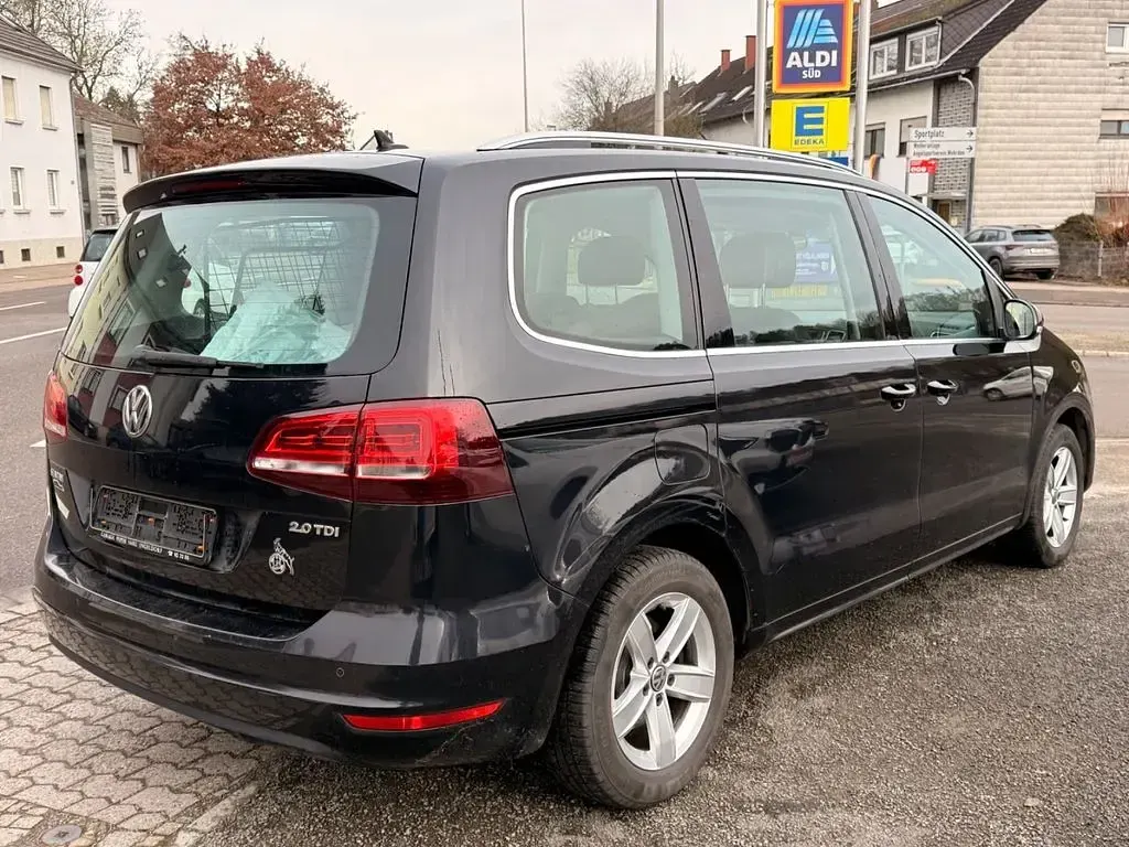 Brugt VW Sharan Highline 150 HK (110 kW) 2017 Sort MPV