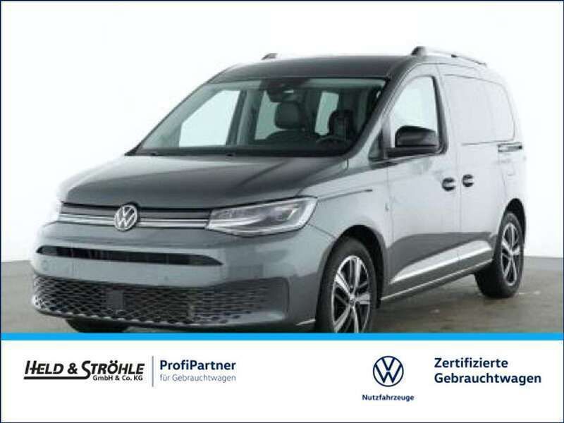 Indiumgrau metallic (metallic) Gebraucht 2024 VW Caddy Style Van / Kleinbus | 33.930 € (Fairer Preis) - Bild 1/3