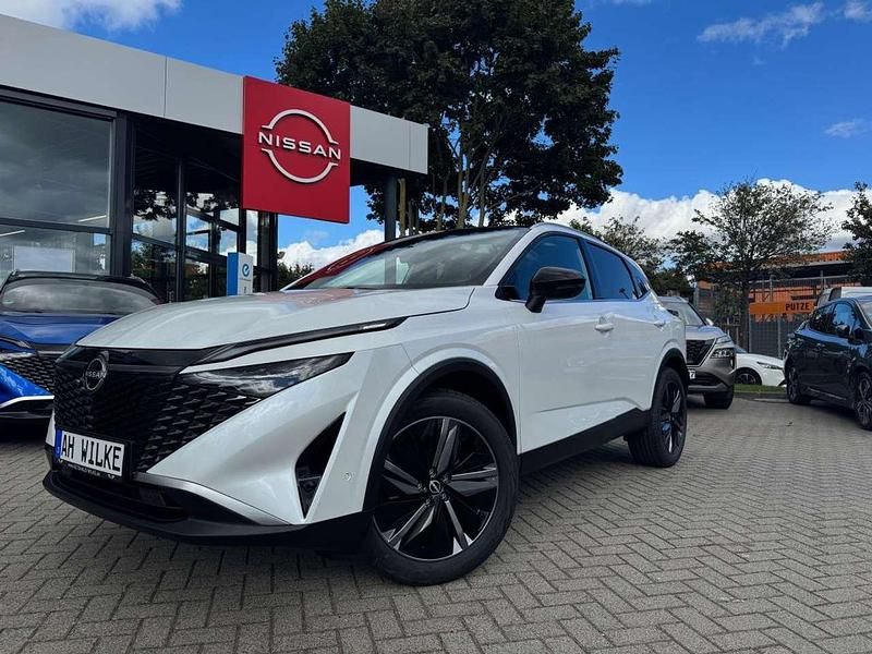Weiß (pearl white) Neu 2025 Nissan Qashqai Tekna SUV | 38.370 € (Fairer Preis) - Bild 1/4