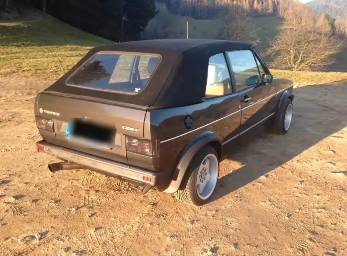 Gebraucht VW Golf Cabriolet 110 PS (80 kW) 1990 Schwarz Cabrio