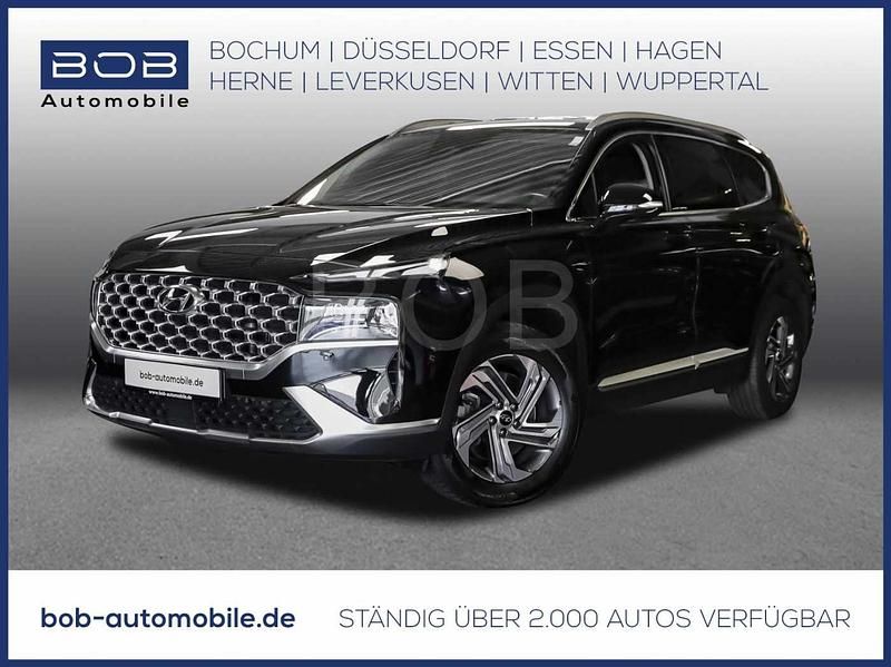Abyss black (schwarz) (schwarz) Gebraucht 2023 Hyundai Santa Fe Trend SUV | 37.777 € (Guter Preis) - Bild 1/3