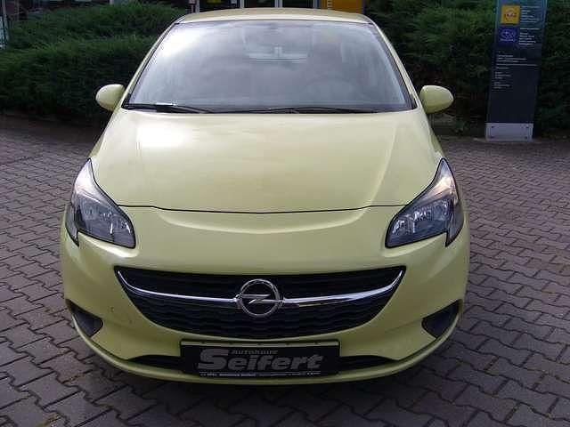 Limonengelb Gebraucht 2015 Opel Corsa Edition Kleinwagen | 7.985 € (Fairer Preis) - Bild 1/4