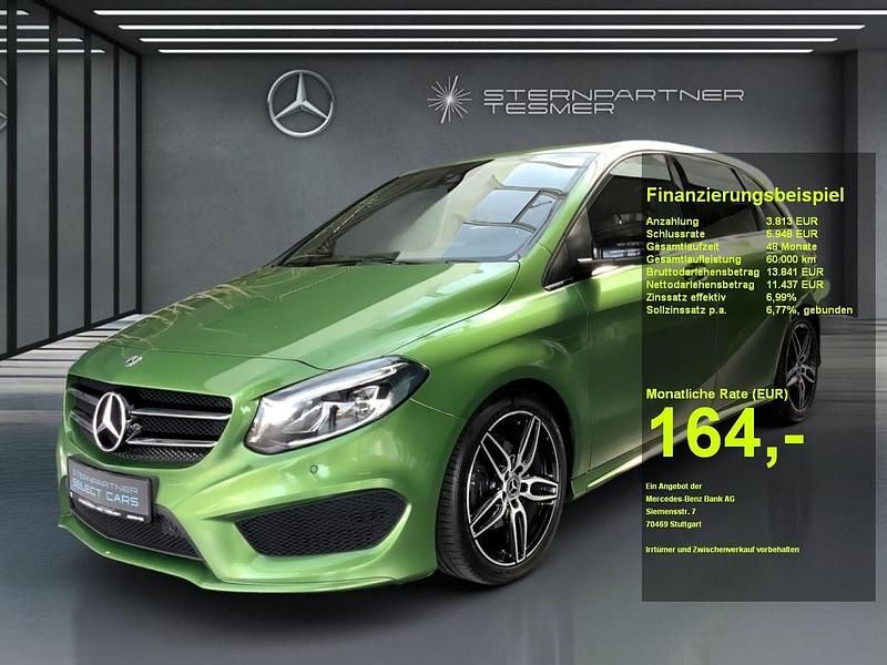 Grün Gebraucht 2017 Mercedes B200 AMG Van / Kleinbus | 15.150 € (Etwas zu teuer) - Bild 1/3