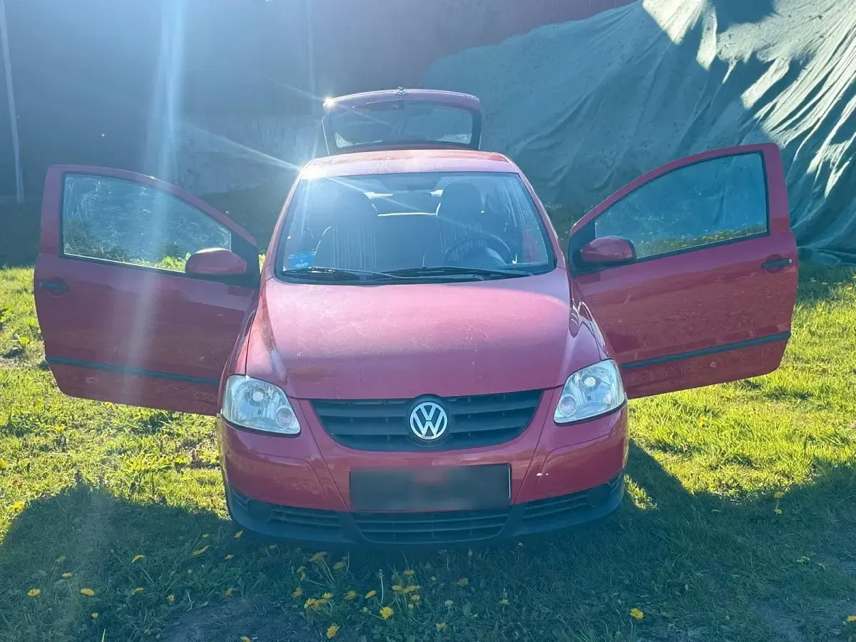 Usata VW Fox 54 CV (39 kW) 2005 Rosso Utilitaria