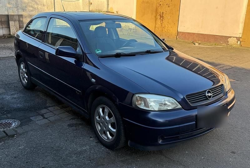 Gebraucht Opel Astra 75 PS (55 kW) 1999 Blau Coupé