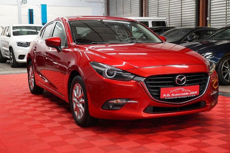 Gebraucht Mazda 3 Exclusive-Line 165 PS (121 kW) 2017 Rot Limousine