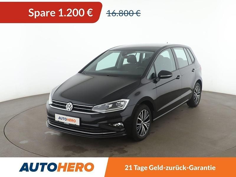 Schwarz Gebraucht 2018 VW Golf Sportsvan Comfortline Van / Kleinbus | 15.600 € (Fairer Preis) - Bild 1/3