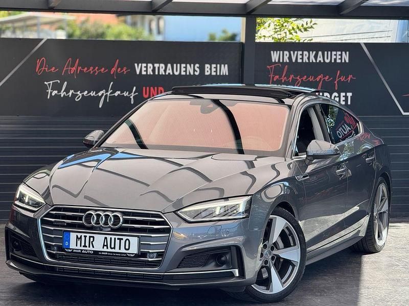 Grau Gebraucht 2018 Audi A5 Sportback S-Line Limousine | 26.500 € (Etwas zu teuer) - Bild 1/4