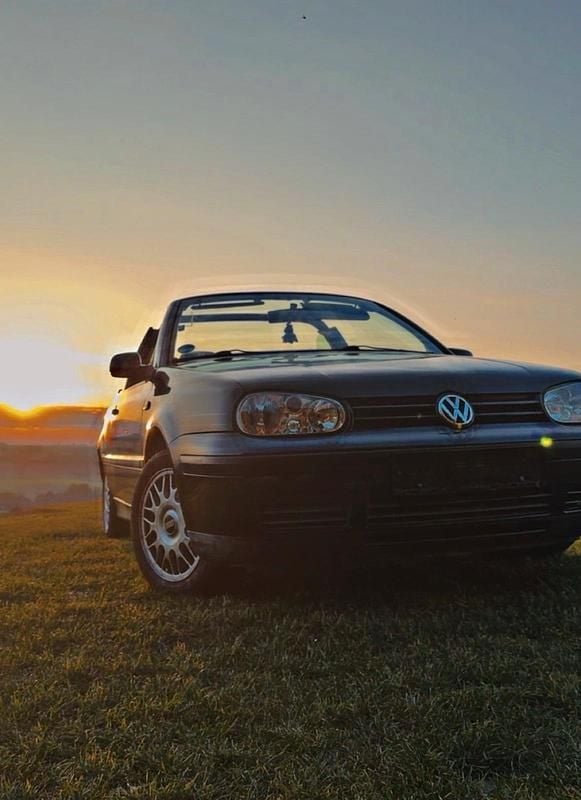 Schwarz Gebraucht 1998 VW Golf Cabriolet Cabrio | 3.999 € - Bild 1/2
