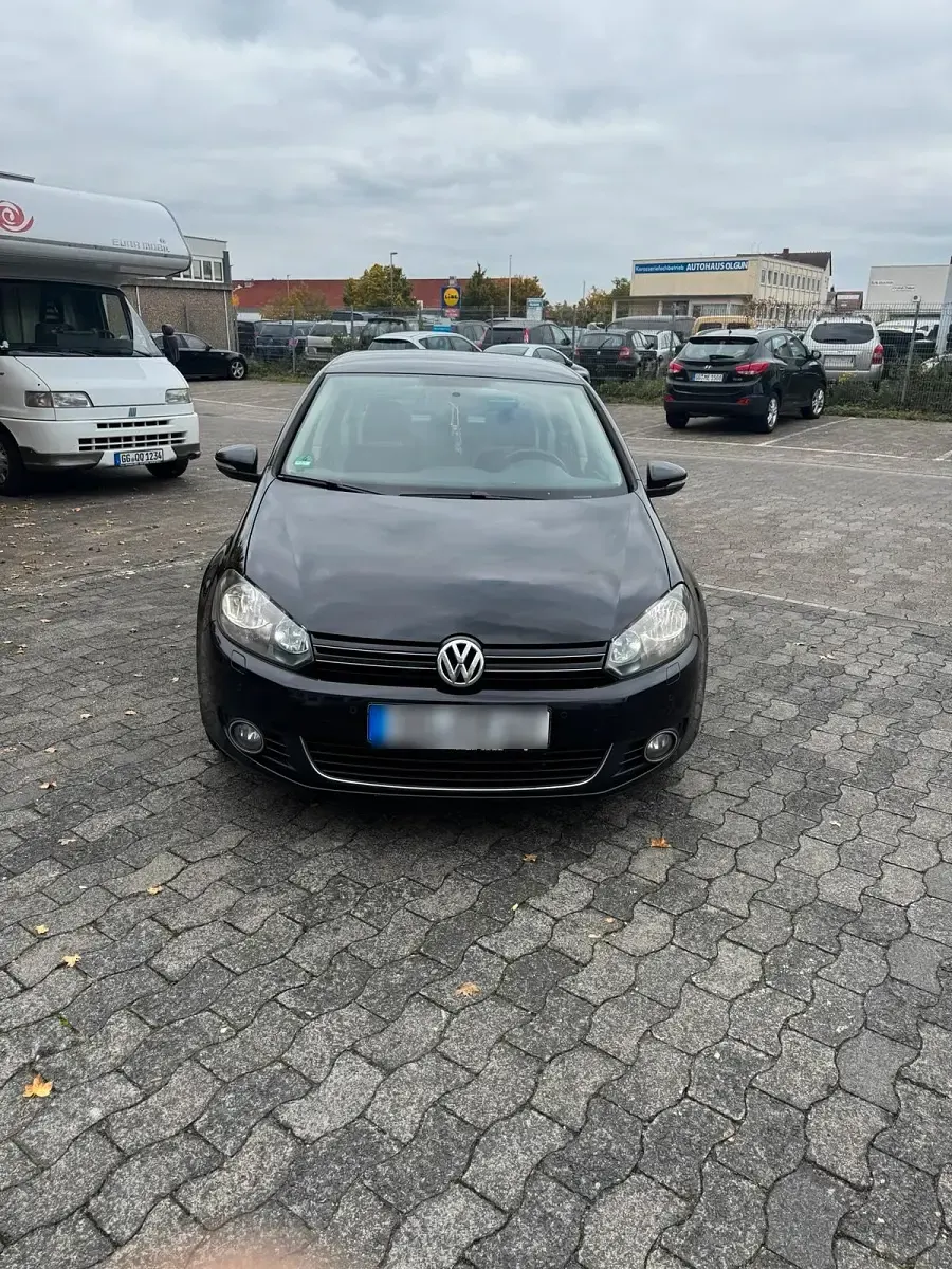 Gebraucht VW Golf VI Highline 110 PS (80 kW) 2009 Schwarz Kleinwagen