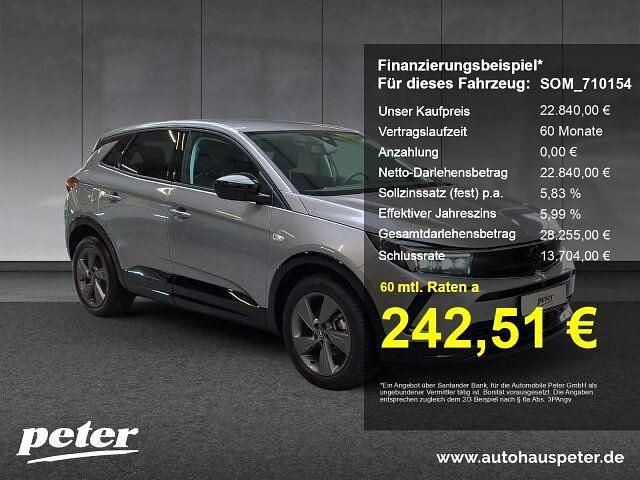 Lack grau artense/ klarlack Gebraucht 2024 Opel Grandland X GS Line SUV | 22.840 € (Guter Preis) - Bild 1/4