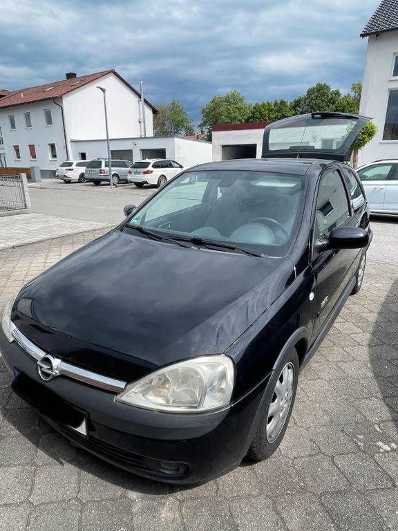 Schwarz Gebraucht 2003 Opel Corsa Elegance Kleinwagen | 1.800 € (Fairer Preis) - Bild 1/4