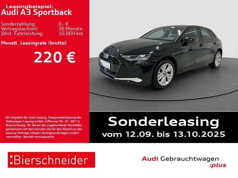 Mythosschwarz metallic Gebraucht 2024 Audi A3 Advanced Plus Limousine | 27.950 € (Fairer Preis) - Bild 1/3