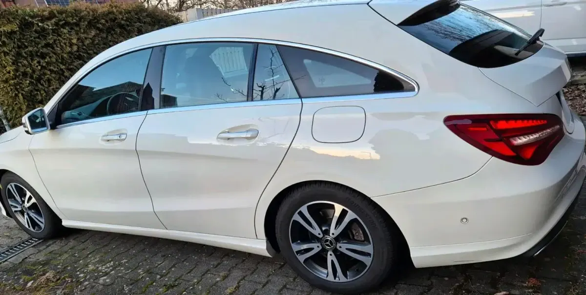 Gebraucht Mercedes CLA200 152 PS (111 kW) 2017 Weiß Coupé