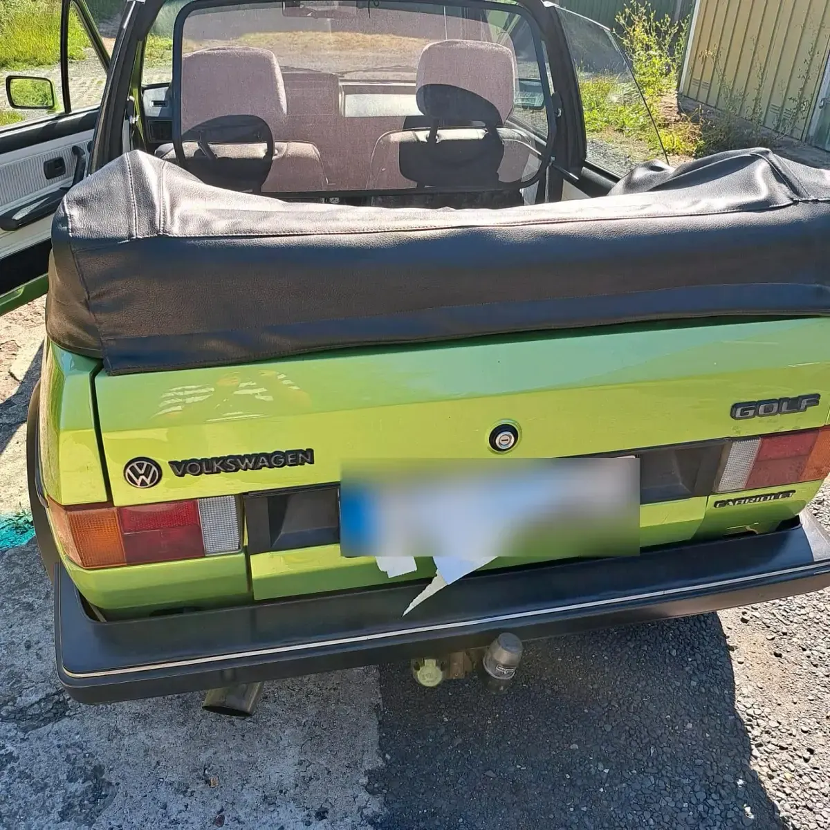 Gebraucht VW Golf Cabriolet 75 PS (55 kW) 1984 Grün Cabrio