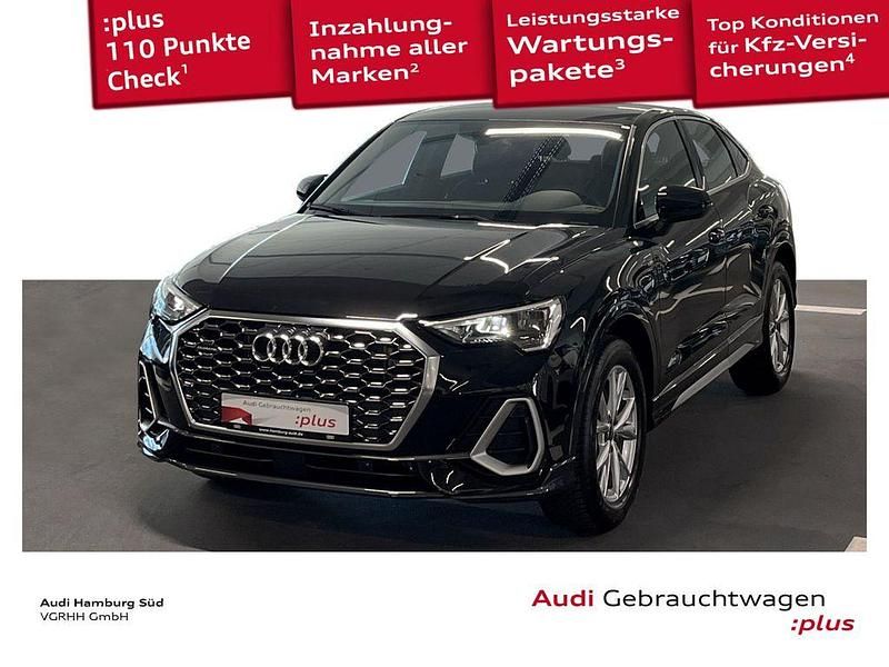 Mythosschwarz metallic Gebraucht 2023 Audi Q3 Sportback S-Line SUV | 41.330 € (Fairer Preis) - Bild 1/3