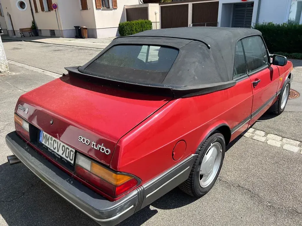 Gebraucht Saab 900 Cabriolet 160 PS (117 kW) 1988 Rot Cabrio