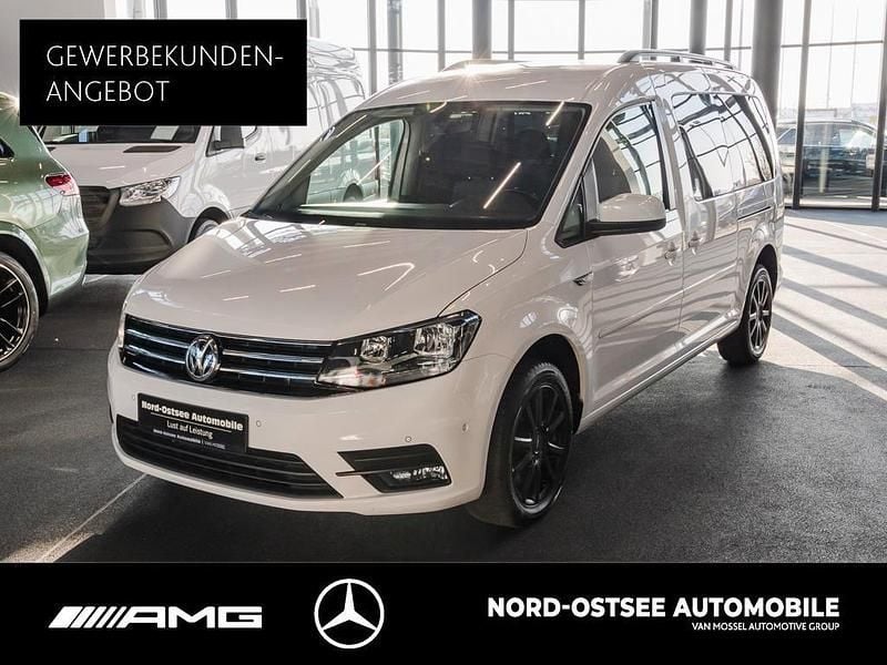 Weiß Gebraucht 2015 VW Caddy Maxi Comfortline Van / Kleinbus | 16.590 € (Superpreis) - Bild 1/4