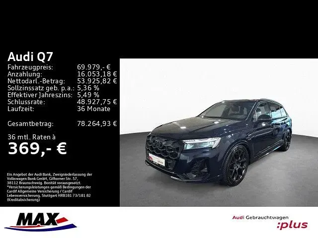 Gebraucht Audi Q7 S-Line 286 PS (210 kW) 2024 Waitomoblau metallic SUV