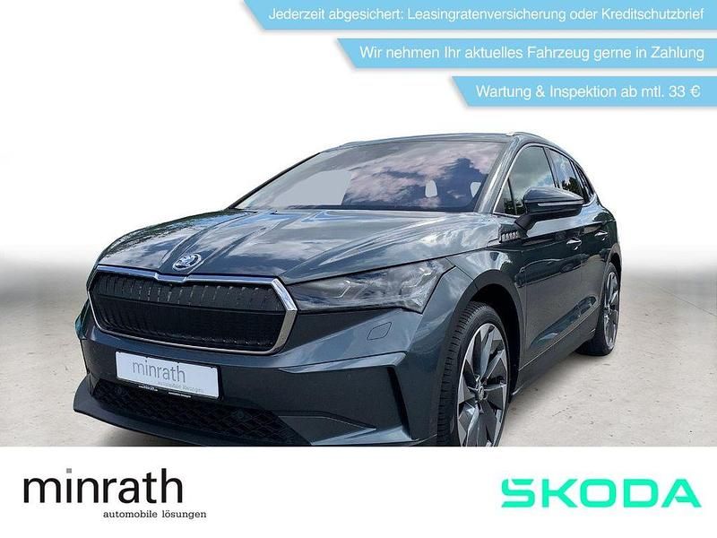 Grau Gebraucht 2021 Skoda Enyaq iV ecoSuite SUV | 32.880 € (Fairer Preis) - Bild 1/4