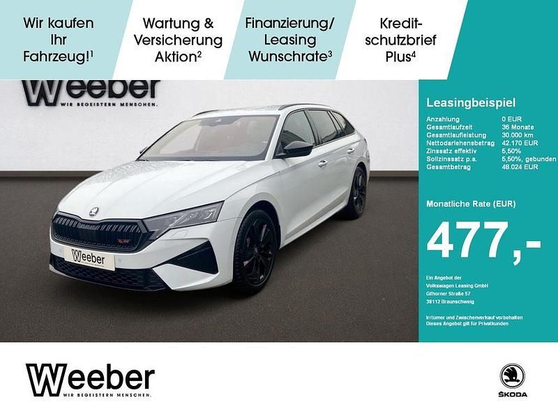 Weiß Gebraucht 2025 Skoda Octavia RS Kombi | 40.790 € (Guter Preis) - Bild 1/4