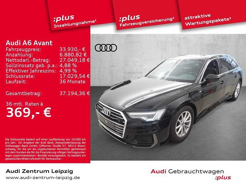 Gebraucht Audi A6 Ambiente 204 PS (150 kW) 2022 Mythosschwarz metallic Kombi