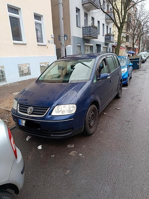 Blau Gebraucht 2003 VW Touran Van / Kleinbus | 1.100 € (Superpreis) - Bild 1/4