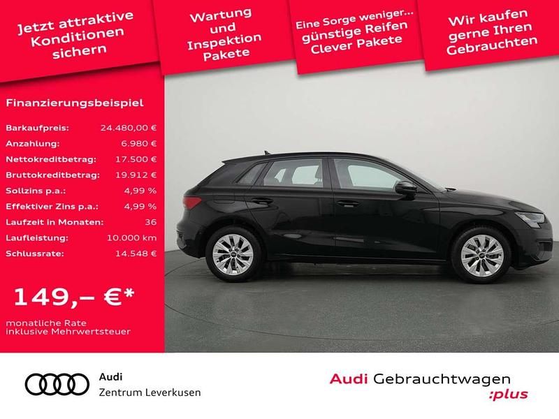 Używany Audi A3 Performance 204 KM (150 kW) 2022 Czarny Sedan/Limuzyna