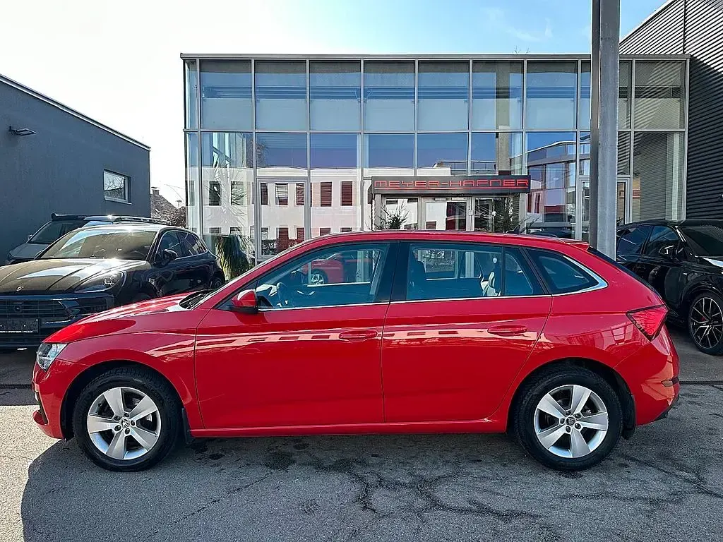 Gebraucht Skoda Scala Ambition 116 PS (85 kW) 2020 Rot Kleinwagen