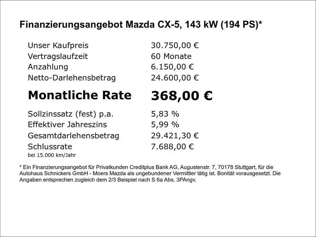 Gebraucht Mazda CX-5 Exclusive 194 PS (142 kW) 2024 Schwarz SUV
