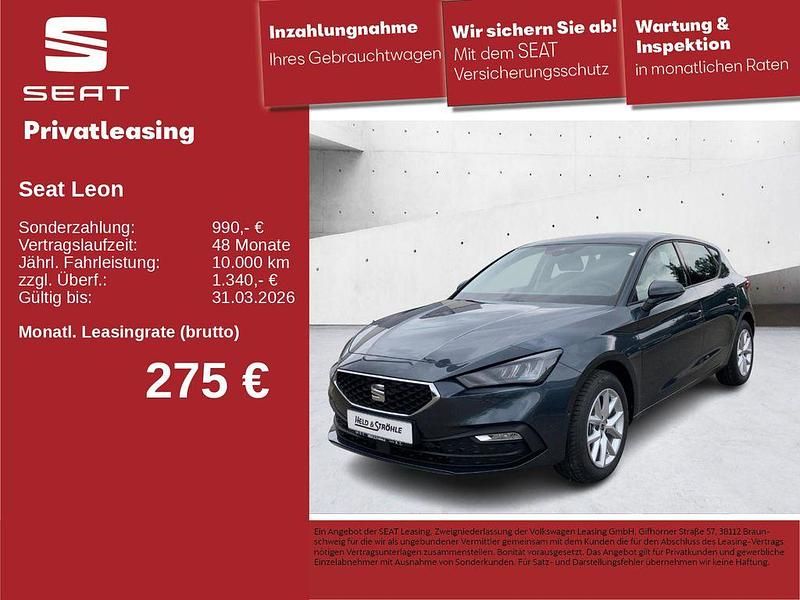 Neu Seat Leon 150 PS (110 kW) 2025 Grau Limousine