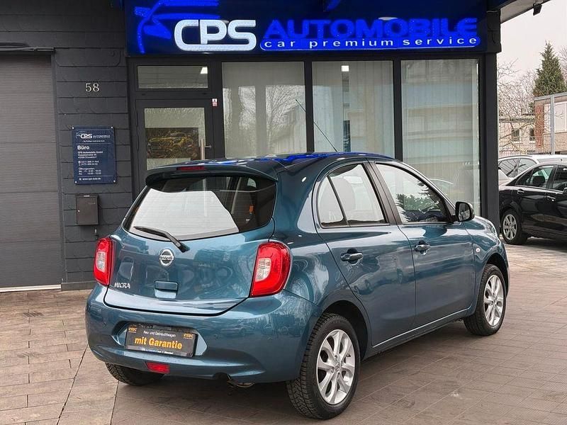 Gebraucht Nissan Micra Acenta 80 PS (58 kW) 2016 Türkis Kleinwagen