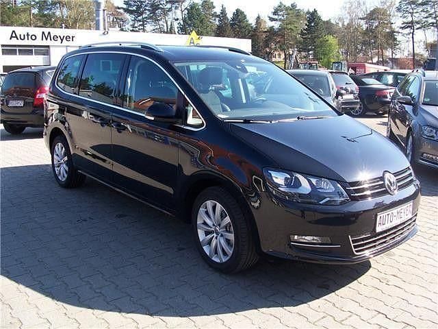 Gebraucht VW Sharan Highline 150 PS (110 kW) 2017 Schwarz Van / Kleinbus