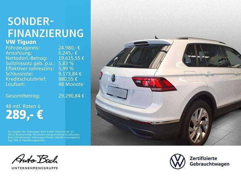 Gebraucht VW Tiguan Active 150 PS (110 kW) 2022 Weiß SUV
