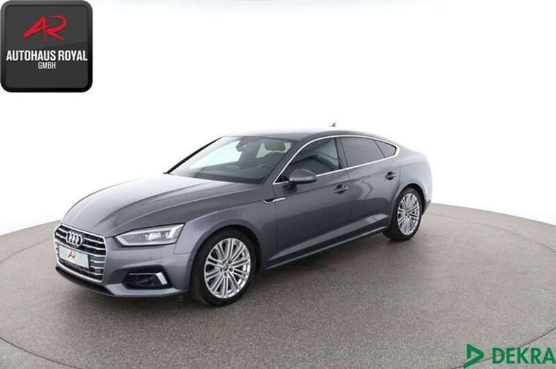 Grau Gebraucht 2018 Audi A5 Sportback S-Line Limousine | 26.680 € (Guter Preis) - Bild 1/4