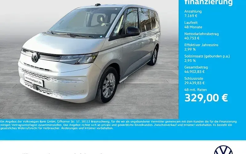 Gebraucht VW Multivan Life 150 PS (110 kW) 2024 Silber Van / Kleinbus