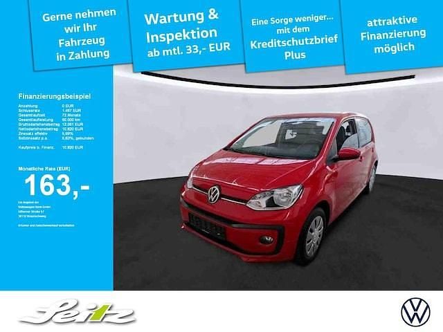 Gebraucht VW up! Move 65 PS (47 kW) 2021 Rot Kleinwagen