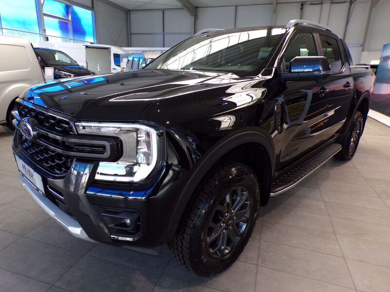 Black metallic Neu 2025 Ford Ranger Wildtrack Abholung | 54.680 € (Fairer Preis) - Bild 1/4