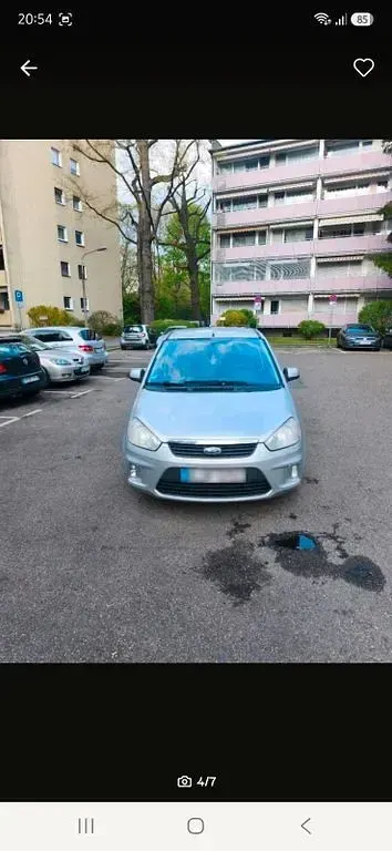 Gebraucht Ford C-MAX Ambiente 90 PS (66 kW) 2010 Silber Van / Kleinbus
