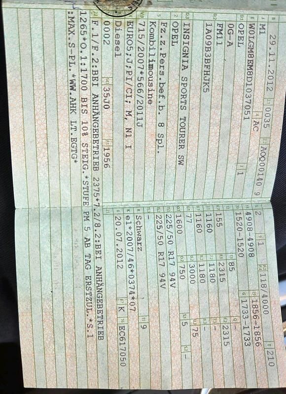 Gebraucht Opel Insignia 160 PS (117 kW) 2012 Schwarz Kombi