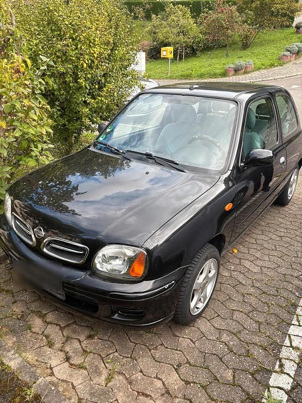 Schwarz Gebraucht 2002 Nissan Micra Kleinwagen | 1.050 € (Fairer Preis) - Bild 1/4