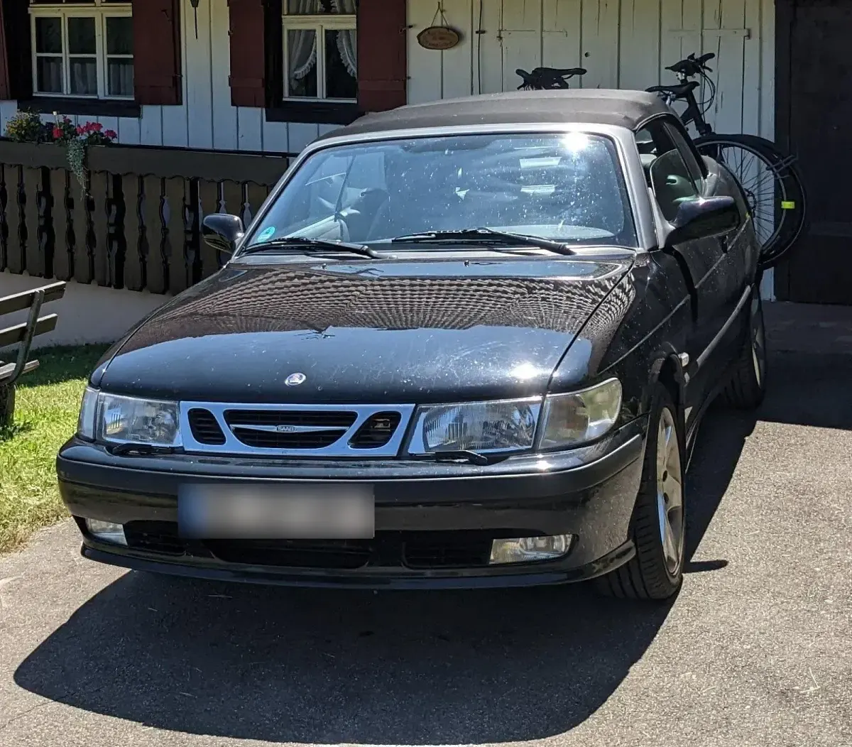 Gebraucht Saab 9-3 150 PS (110 kW) 2001 Schwarz Cabrio