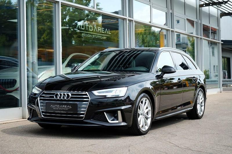 Schwarz Gebraucht 2019 Audi A4 S-Line Limousine | 21.490 € (Guter Preis) - Bild 1/4