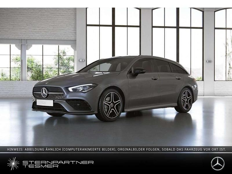 Metalliclack mountaingrau Gebraucht 2023 Mercedes CLA200 AMG Coupé | 30.890 € (Superpreis) - Bild 1/3
