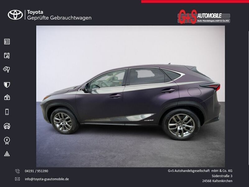 Gebraucht Lexus NX300h E-FOUR 197 PS (144 kW) 2018 Titaniumsilber metallic (metallic) SUV