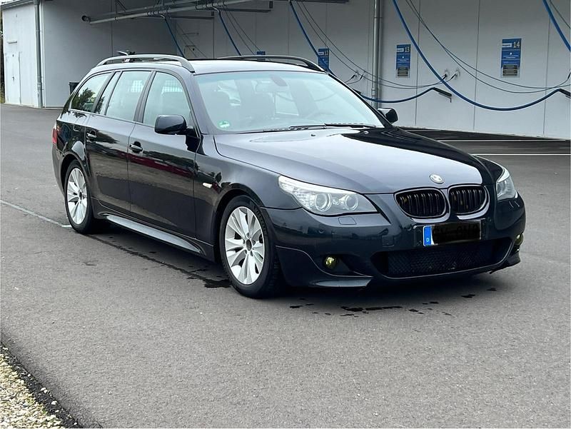 Schwarz Gebraucht 2007 BMW 535 M Sport Kombi | 9.999 € (Teuer) - Bild 1/4