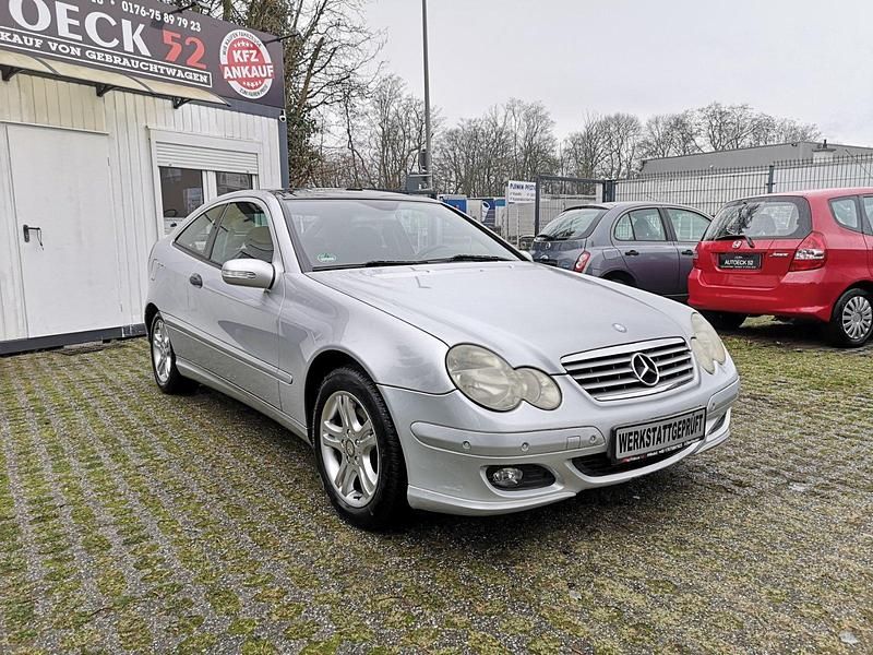 Gebraucht Mercedes C160 122 PS (89 kW) 2005 Iridiumsilber  metalliclack Coupé